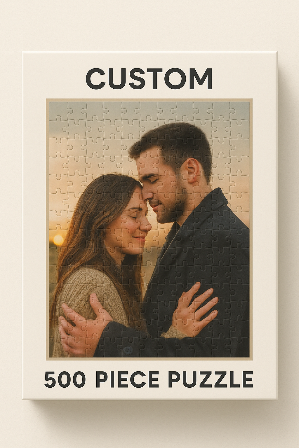 Custom 500-Piece Puzzle – Personal Photo Gift for Couples